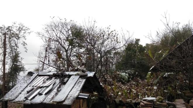 Northern Vietnam mountains engulfed in white snow 5658 17